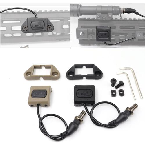 Sotac Tactical ModButton Pressure Remote Switch Mlok Keymod 20mm Rail M300 M600 Airsoft Gun Weaponlight Flashlight Swicth
