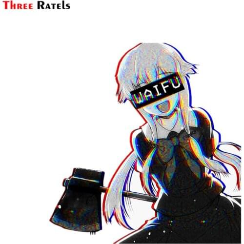 Three Ratels FC547 yuno waifu decal anime waifu cartoon car sticker