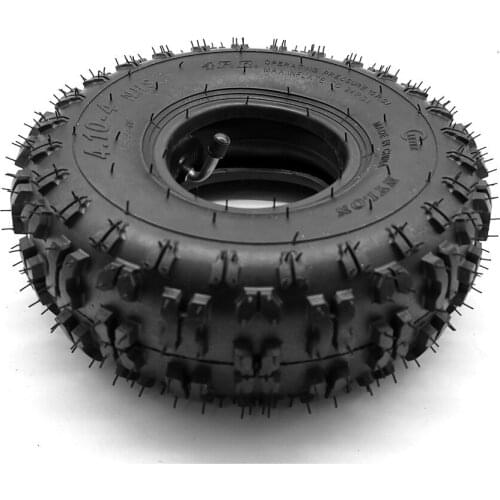 High quality tires 4.10/3.50-4 410/350-4 ATV Quad Go Kart 47cc 49cc 4.10-4 Tires inner tube Fit All Models 3.50-4