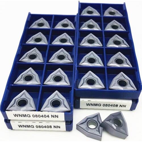10PCS lathe tool WNMG080408 WNMG080404 NN LT10 high quality milling insert WNMG 080408 external CNC lathe parts tool WNMG
