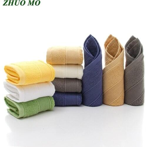 2pcs 100% Cotton Hand Towels Bathroom 35*35cm for children Kitchen towel Soft Super absorbent for home 7 colors cleaning cloth