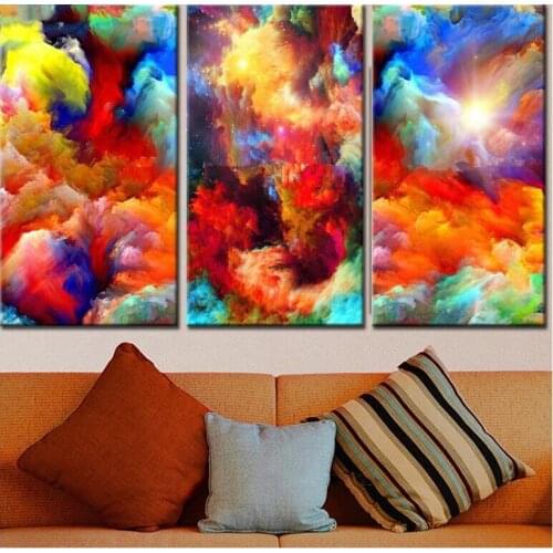 3pcs set Abstract Colored lines picture of rhinestone diamond painting mosaic Diamond embroidery full square/round drill Art