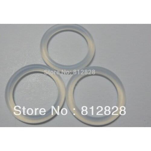 30pcs Transparent Clear Silicone Pacifier Dummy Ring MAM Adapter Food Grade Silicone Inner Diameter 21mm