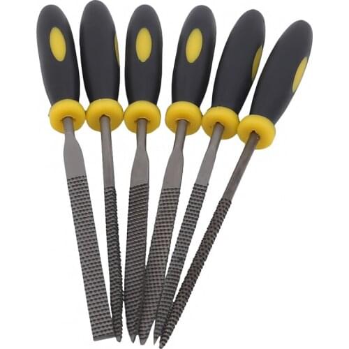 6PCS Mini Metal Rasp Needle Files Set Wood Carving Tools For Steel Rasp Needle Filing Woodworking Hand File Tool Accessories New