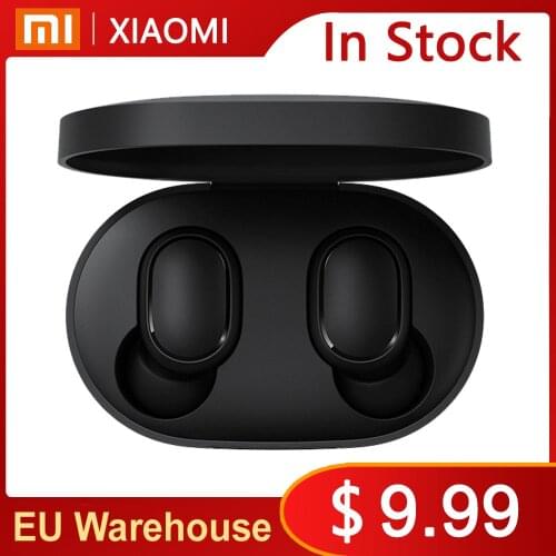 Xiaomi TWS Bluetooth 5.0 Earphone Ture Wireless Headphones Noise Cancellation Stereo Bass With Mic Handsfree Earbuds AI Control