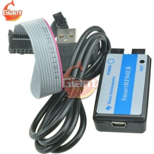 CC1110 CC2530 ZigBee Module SmartRF04EB with Shell USB Downloader Emulator MCU M100 Downloader Emulator USB ZigBee Module