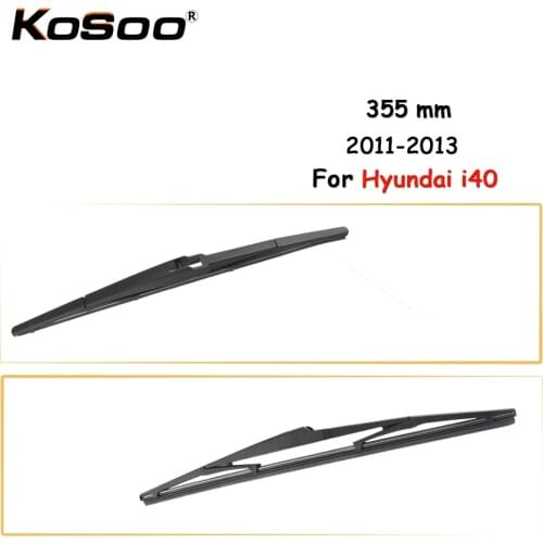 KOSOO Auto Rear Car Wiper Blade For Hyundai I40,355mm 2011-2013 Rear Window Windshield Wiper Blades Arm,Car Accessories