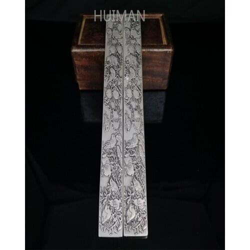 Four Treasures Of The Study: Pure Copper Paper Pressing Ruler Metal Crafts Home Decoration#5