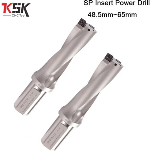 Power coolant water drill 48mm-65mm SP Drill Type For 2D U Drilling Shallow Hole metal working indexable insert drills