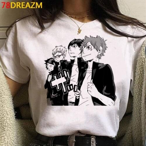 Oya Oya Oya Haikyuu clothes t-shirt men aesthetic harajuku print t shirt couple clothes