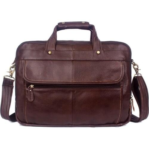 2018 man Vintage Crossbody BagMen Briefcase Messenger bag mens shoulder bag Genuine Leather Mens Bags Leather male Handbag
