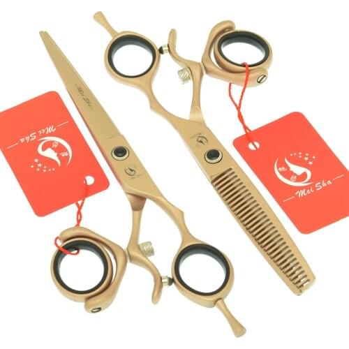 6.0 Inch Swivel Thumb Pet Grooming Scissors Japanese Steel Dog Cutting Shears Cat Hair Thinning Scissor Pet Accessories A0122A