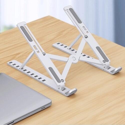 Portable Laptop 2021 New Stand Support Base Notebook Stand For Macbook Pro Lapdesk Computer Laptop Holder Cooling Bracket Riser