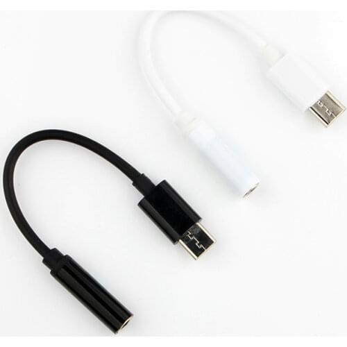 USB-C Type C To 3.5mm Jack Headphone Cable Audio Aux Cable Adapter For Xiaomi Huawei Samsang Andorid Smart Phone