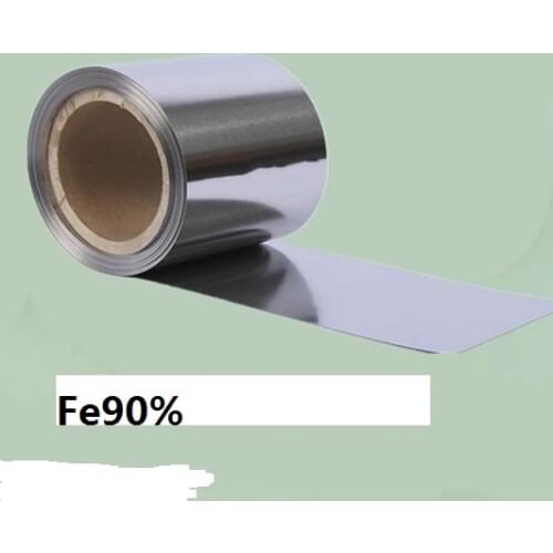 0.03mm 0.05mm 0.08mm 0.1mm 90% Fe foil Fe sheet iron plate meta iron sheet iron bell Iron Shard Cr Stainless iron YT0 DT4 Q235