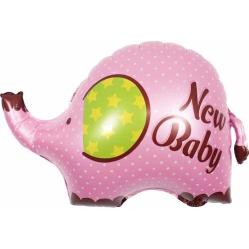 10pcs New Baby Elephant Helium Foil Balloons Baby Shower Foil Balloons Happy Birthday Balloons Baby Shower Air Balloons