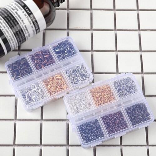 2 Box Lobster Claw Clasps and Open Jump Rings Jewelry DIY Findings for Choker Necklaces Bracelet Making