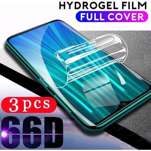 3Pcs soft full cover for xiaomi redmi note 8 8T pro hydrogel film redmi 8A phone screen protector protective film Not Glass