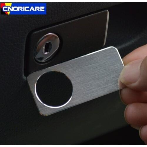 Car Glove Box Switch Sequins Decoration Trim For Mercedes Benz E Class W212 GLK CLS LHD Aluminium Alloy Interior Sticker