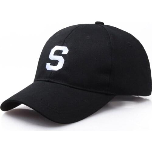New Fashion Women Embroidered Cap Letter S Embroidery Baseball Cap Style Hat Adjustable Hip Hop Caps Couple Outdoor Unisex