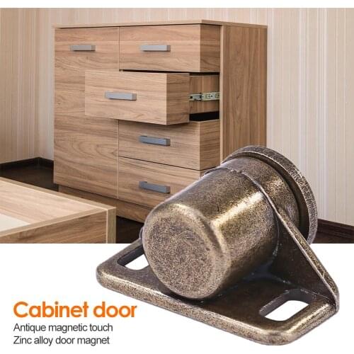 Zinc Alloy Door Stop Closer Stoppers for Wardrobe Hardware Furniture Fittings for Cabinet TV Cabinet Wardrobe 35x16x15mm