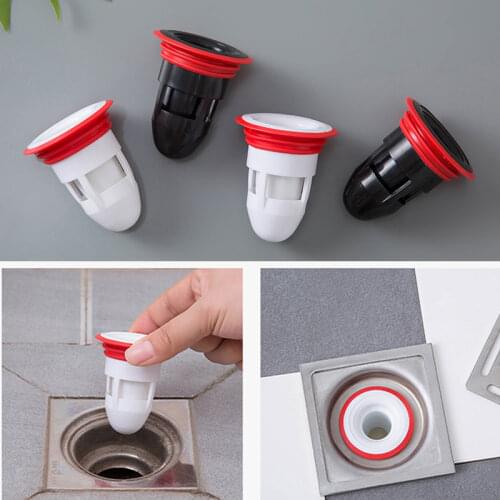 Newest Toilet Deodorant Floor Drain Core Toilet Floor Drain Bathroom Inner Core Sewer Pest Control Silicone Anti-odor Artifact