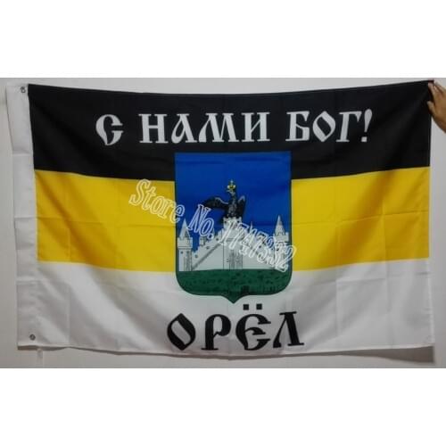 Russian Imperial City Signs Flag Orel Flag hot sell goods 3X5FT 150X90CM Banner brass metal holes RI01