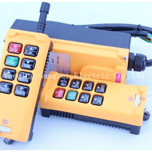 HS-8 (include 2 transmitter and 1 receiver) crane remote control Your order note need voltage:380VAC 220VAC 36VAC 24VDC