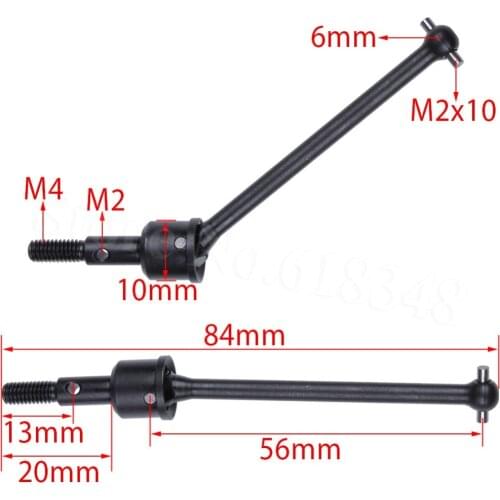 HSP 1/10 Parts Upgrade 122015 Aluminum Universal Drive Joint Shaft 2P For Nitro RC Car XSTR POWER 94122