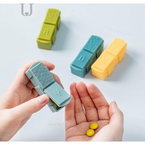 Youpinjordanjudy Dispensing pill box Portable small box Packed pillbox with mini sealed pill box
