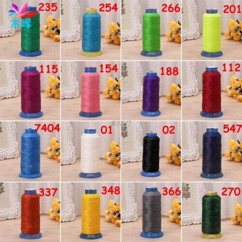 Colorful 480m 0.5mm 500D Leather Sewing Waxed Thread Polyster For Craft Repair Shoes Jun6_20