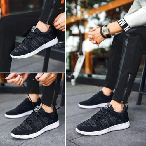 Men Casual Shoes Men Sneakers Brand Men Shoes Male Mesh Flats Loafers Slip On Big Size Breathable Spring Autumn Winter NanX7