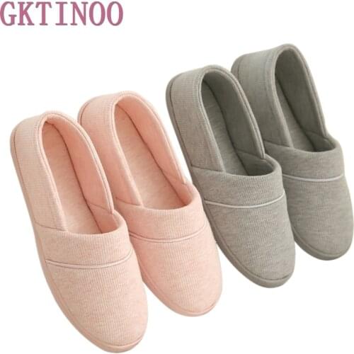 New 2021 Winter-Autumn At Home Thermal Cotton-Padded Slippers Womens Cotton Slippers Indoor Slippers With Soft Outsole Shoes