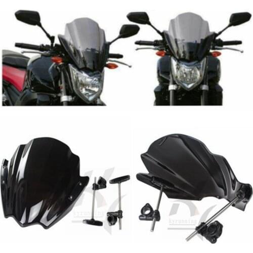 New For Yamaha FZ6 Fazer S2 2004-2009 XJ6 Diversion XJ6N 2009-2015 plastic bike motorcycle/motorbike Windshield/Windscreen black