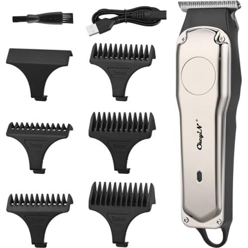 CkeyiN Professional Electric Hair Clipper For Men Mini Portable Beard Trimmer Shaver Cordless Rechargeable Blade Razors Machine