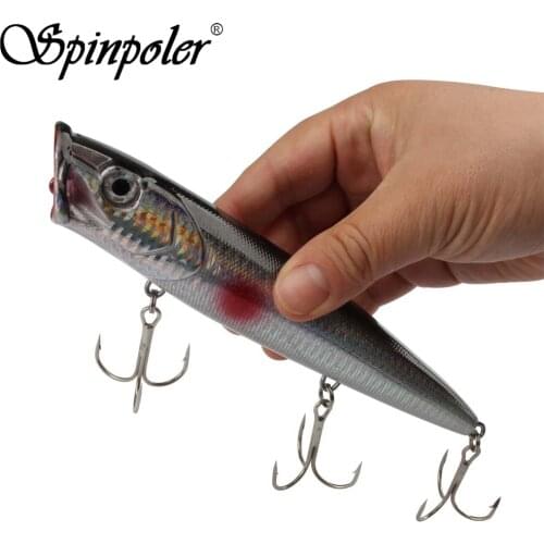 Spinpoler Professional Fishing Tackle 165mm 65g Artificial Hard Bait Popper Fishing Lure For Promotion Fishing Lures