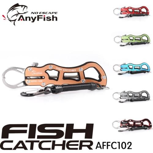 ANYFISH FISH CATCHER AFFC102 Fishing Grip Ultra light Portable Fishing tackle tools Stainless Steel Fishing lip Controller 161mm