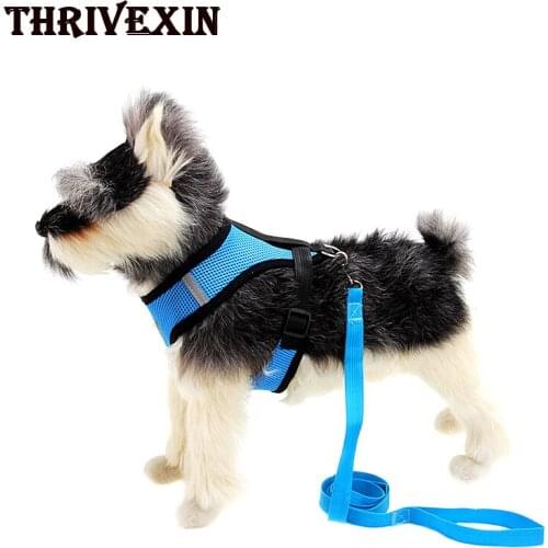 Harness and Leash - Escape Proof Reflective Pet Vest Harnesses for Cats & Puppies for Walking - Small Medium Large Cats and Dogs