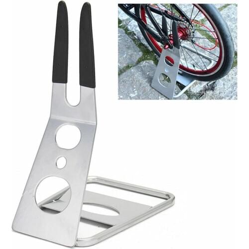 Universal Triangle Rear Hub Mount Mountain Bike Bicycle Display Stand Floor Parking Bicycle Storage Instant Rack Bracket