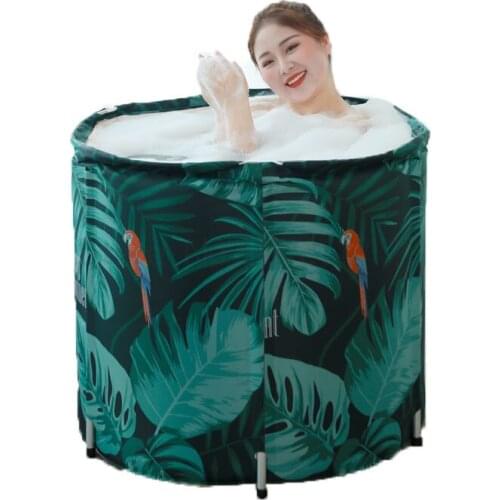 Bath bucket foldable bath bucket household bathtub thickened whole body large sitting bath tub bath bucket