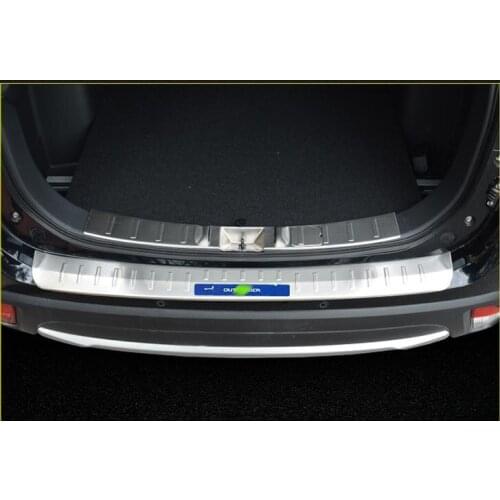 Stainless Steel Rear Inner + outside Bumper Protector Guard Plate Trunk Gate For Mitsubishi Outlander 2016 2017 2018 2019