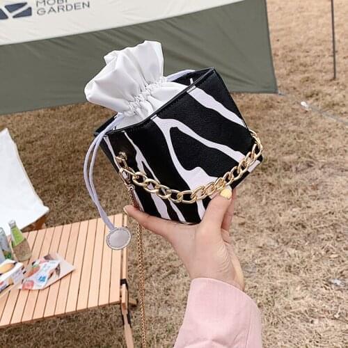 Mini Leopard Print Chain Womens Crossbody Bags Fashion Pu Leather Square Box Shoulder Bag Luxury Designer Female Handbag Purse