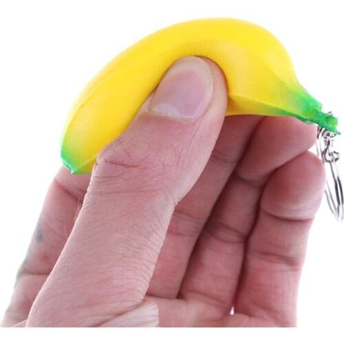 1Pcs Banana Squishy Slow Rising Xmas Jumbo Pug Decor Dog Face Phone Straps Pendant Squeeze Stress Stretch Bread Kids Gifts