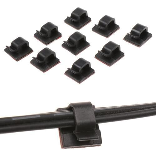 10pcs/30pcs/50pcs /set Self-adhesive Wire Bundle Holder Tie Mount Clips For LED Strip