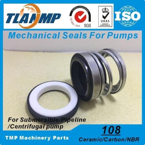 108-40 Mechanical Seals (Material: Carbon/Ceramic/NBR) Shaft Size 40mm Single Spring Pump Seal Used in Clean/Waste Water,Oil
