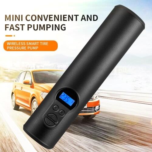 12V 150PSI Rechargeable Air Pump Tire Inflator Cordless Portable Compressor Digital Car Tyre Pump For Car Bicycle Tires Balls