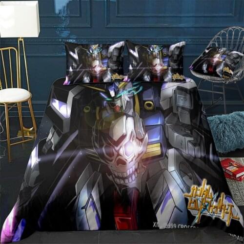 Gundam x maoh Duvet Cover Comfortable Quilt Home Decora Design Universal Bedding Set Bedclothes+Pillowcase 3pcs