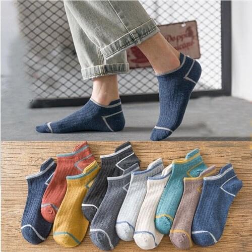 5pair/Lot Summer Cotton Man Short Socks Cycling Socks Fashion Breathable Boat Socks Comfortable Casual Socks Male Hot Men Gift