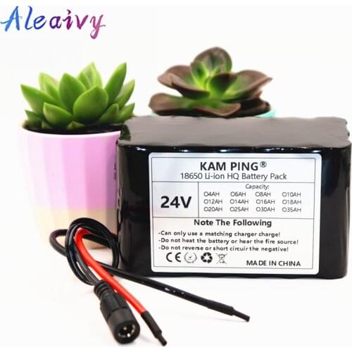 2021 NEW 24V 18Ah 6S3P 18650 Battery Lithium Battery 25.2v 18000mAh Electric Bicycle Moped /Electric/Li ion Battery Pack+Charger