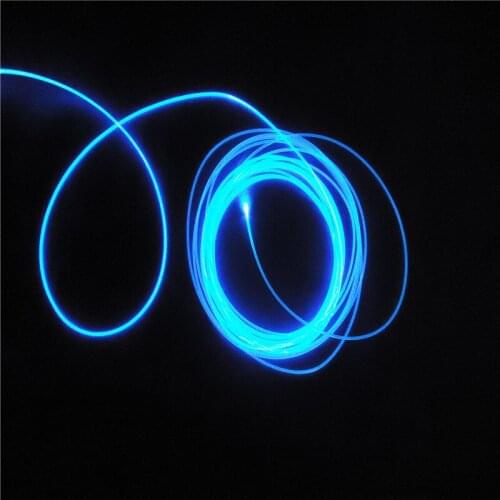 Free shipping 100M length high-quality 2.0mm side glow optic fiber for Car Decoration Atmosphere Light Optic Cable